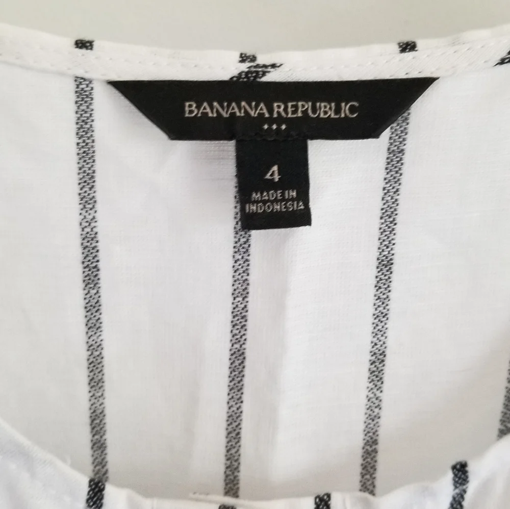 Banana Republic stripe jumpsuit
